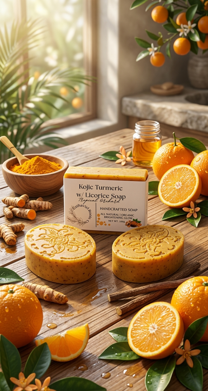 Kojic Turmeric Licorice Soap (The Brightening Bar)